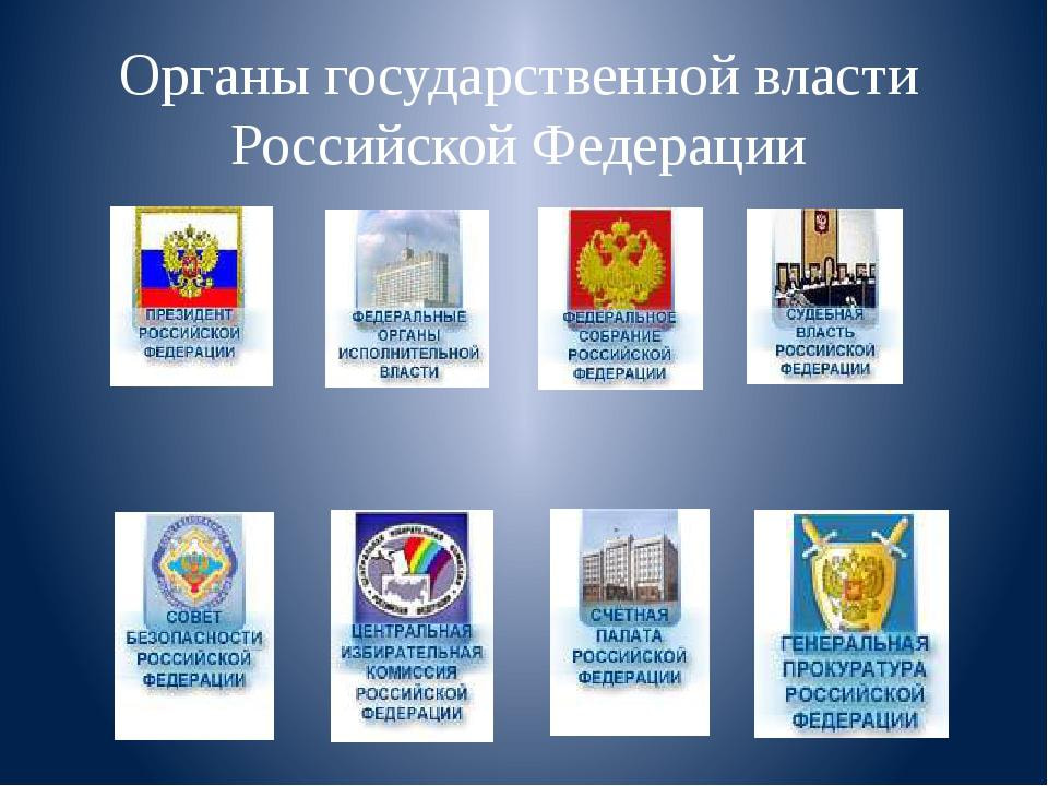 Сайты органов власти российской федерации
